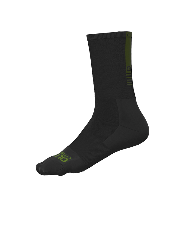 Téli kerékpáros zokni ALÉ THERMO GREEN SOCKS H18