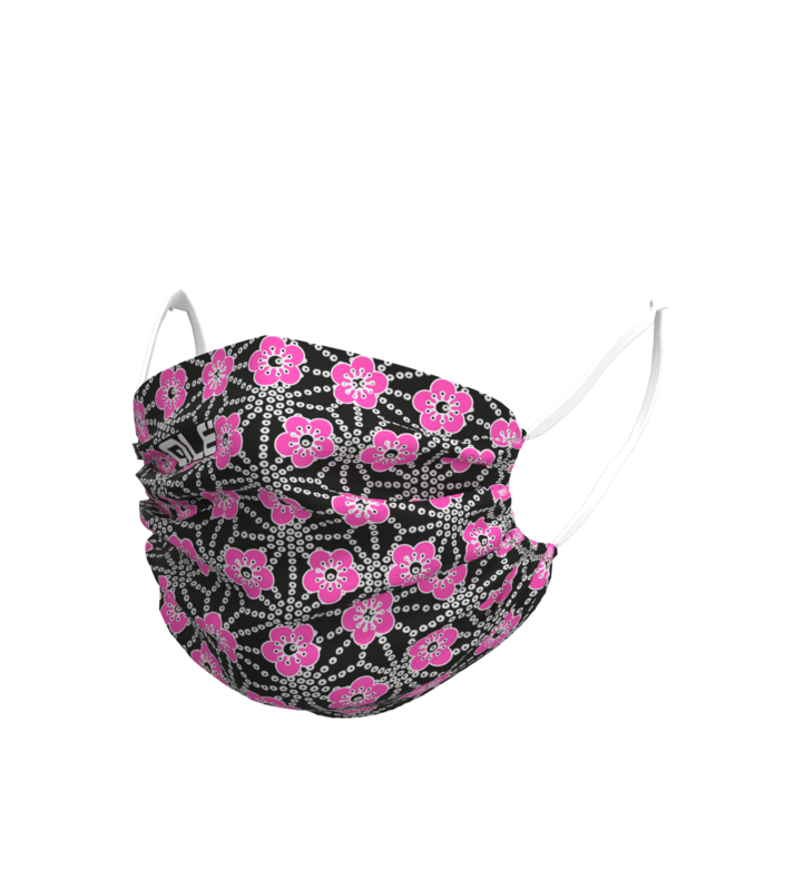 Arcmaszk ALÉ GARDA fekete/rózsaszín