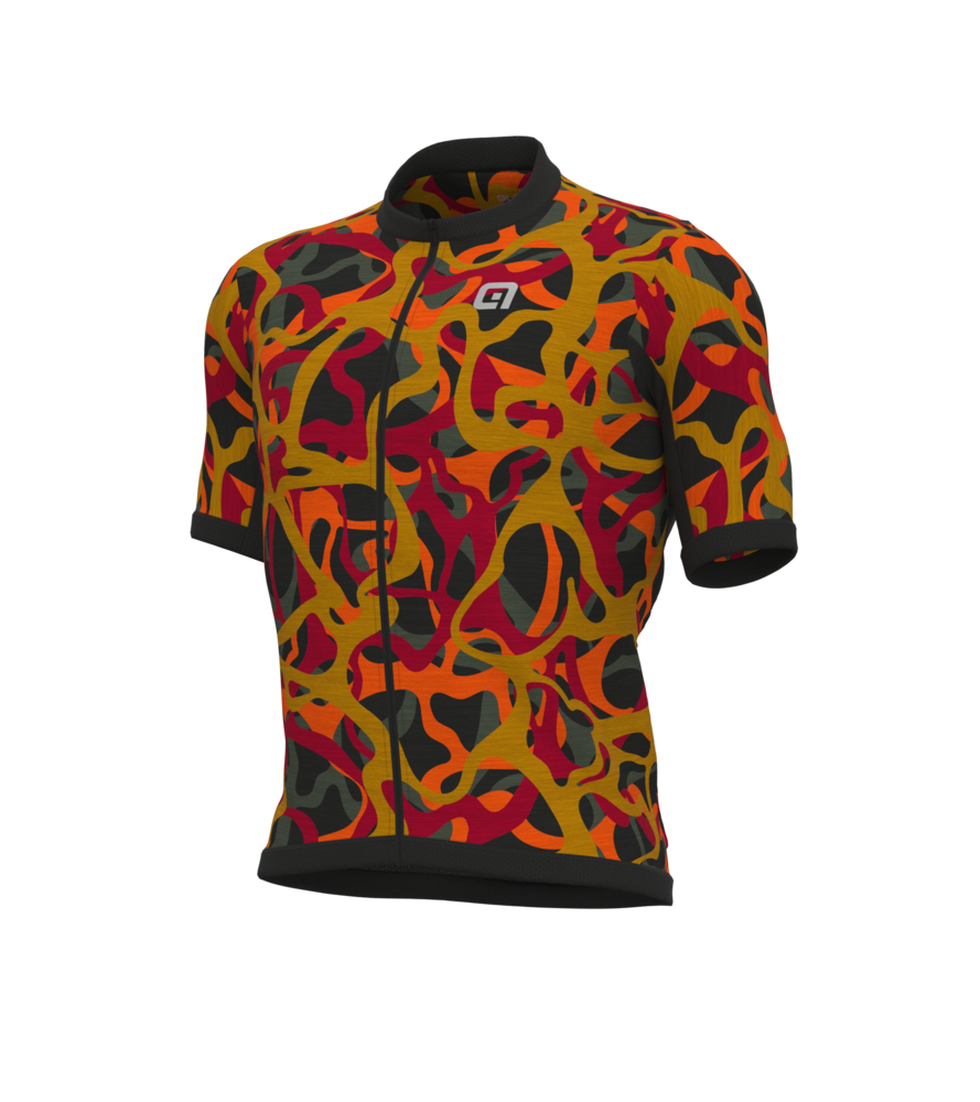 ALÉ férfi nyári kerékpáros mez OFF ROAD - GRAVEL WOODLAND