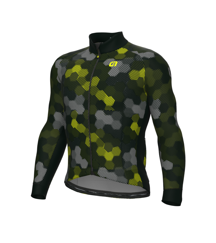 Téli kerékpáros kabát ALÉ férfi PLANET SOLID