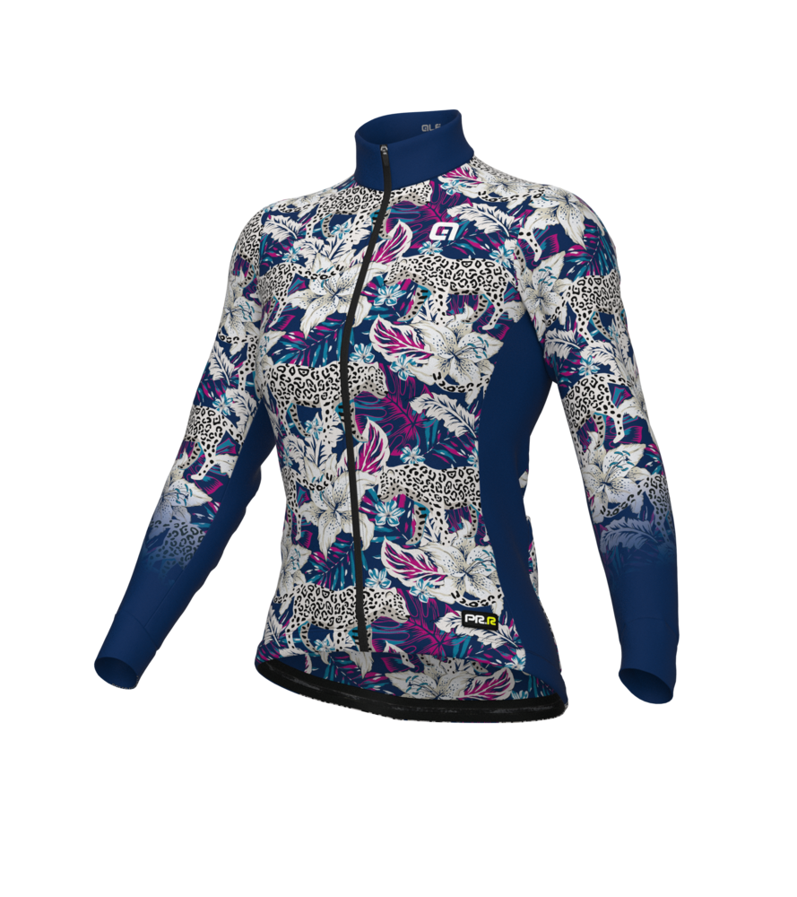 ALÉ női szigetelt kerékpáros mez HIBISCUS PR-R