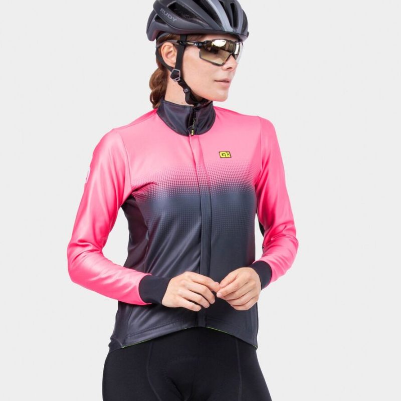 Téli kerékpáros kabát ALÉ női PR-S GRADIENT