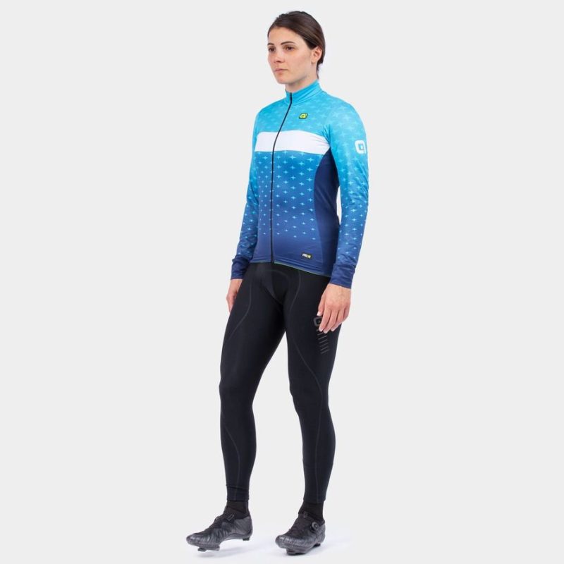 ALÉ női PR-R STARS hőszigetelt kerékpáros mez