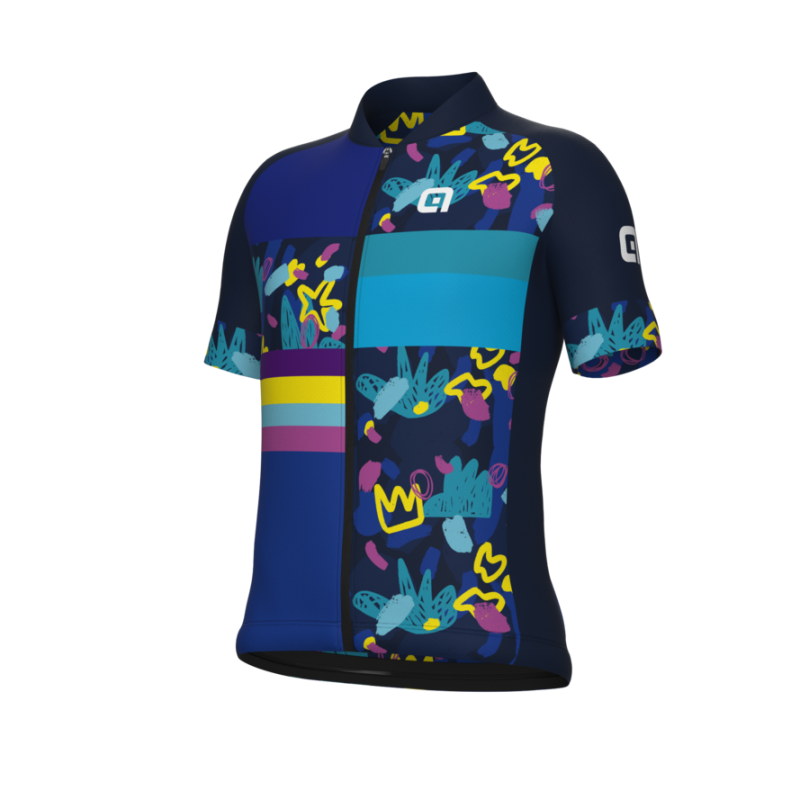 Gyermek nyári kerékpáros mez ALÉ PASTEL KID