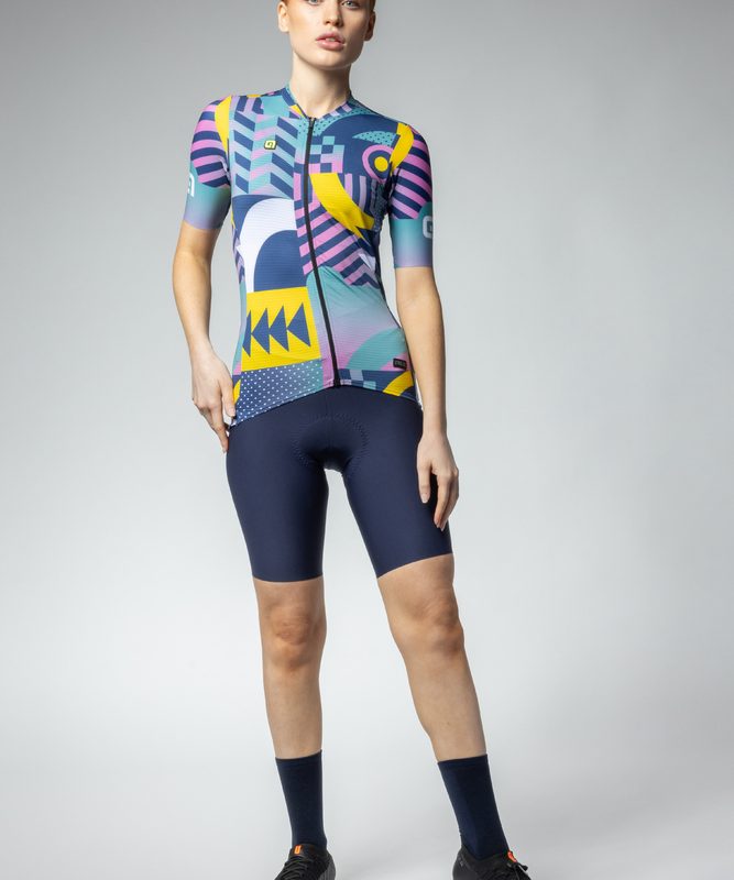 ALÉ női nyári kerékpáros mez PR-E GAMES