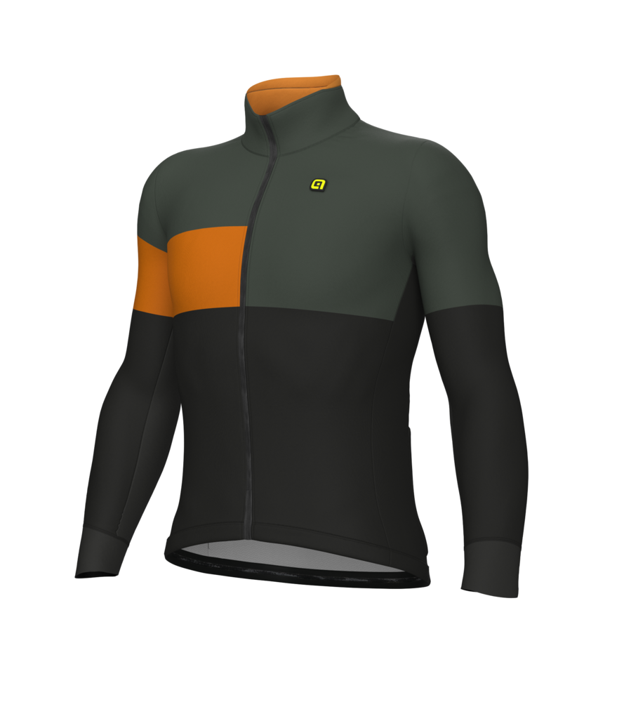 Téli kerékpáros kabát ALÉ férfi PR-E GEOMETRIC