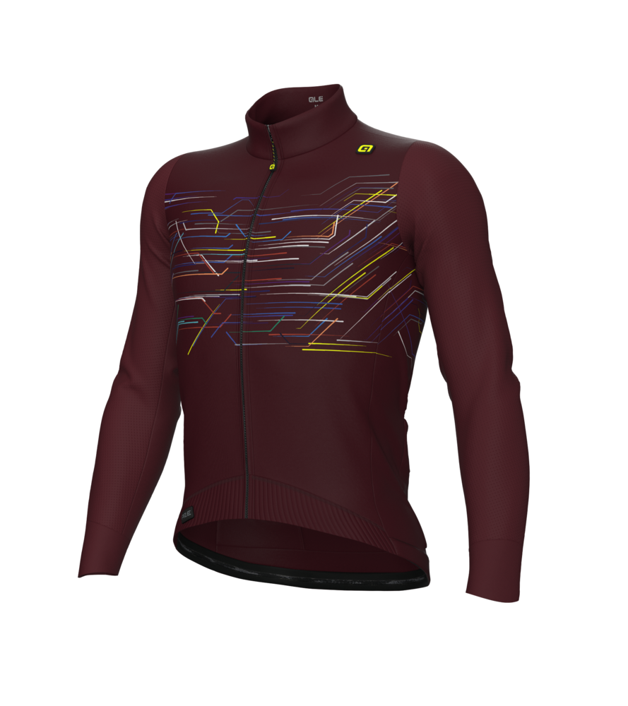 ALÉ férfi PR-E MEGABYTE szigetelt kerékpáros mez