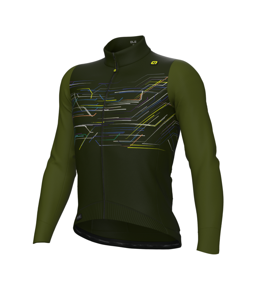 ALÉ férfi PR-E MEGABYTE szigetelt kerékpáros mez