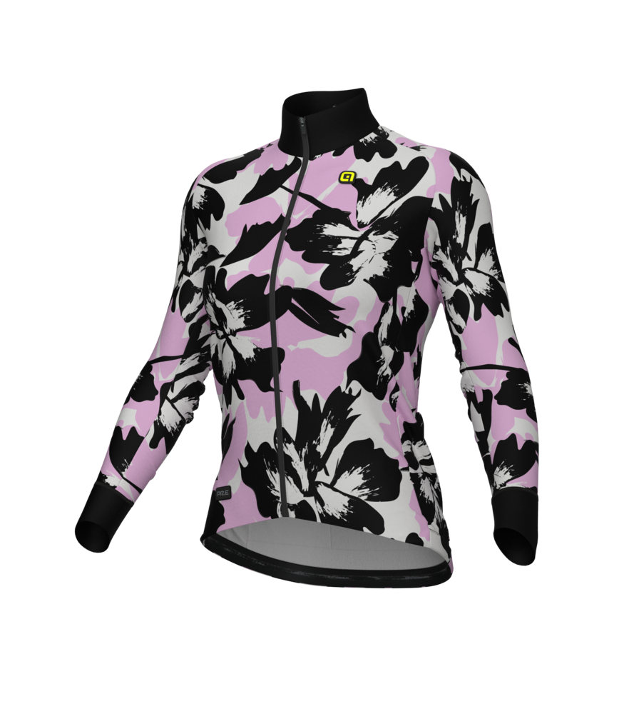 ALÉ női PR-E FLOWER szigetelt kerékpáros mez