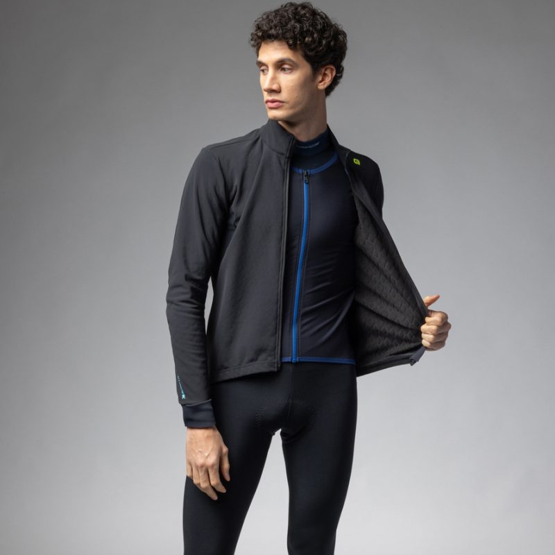 Téli kerékpáros kabát ALÉ férfi KLIMATIK K-DOUBLE