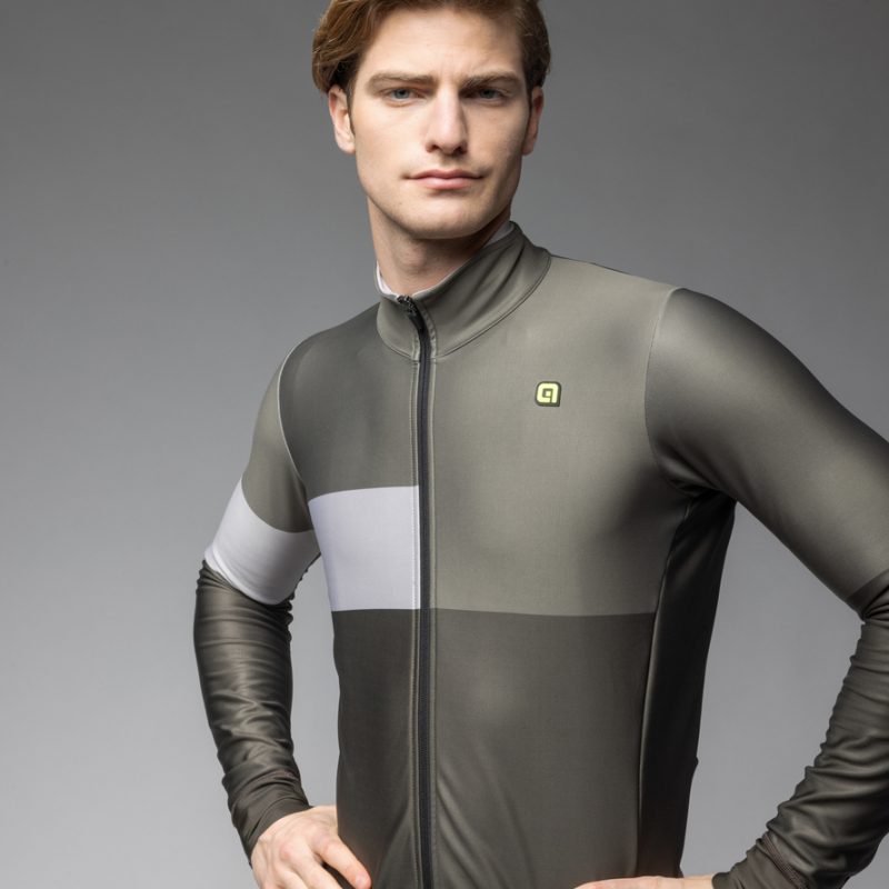 Téli kerékpáros kabát ALÉ férfi PR-E GEOMETRIC