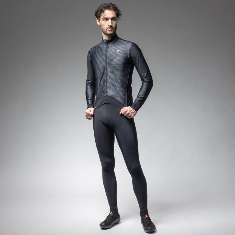 Téli kerékpáros kabát ALÉ férfi PR-E METAL