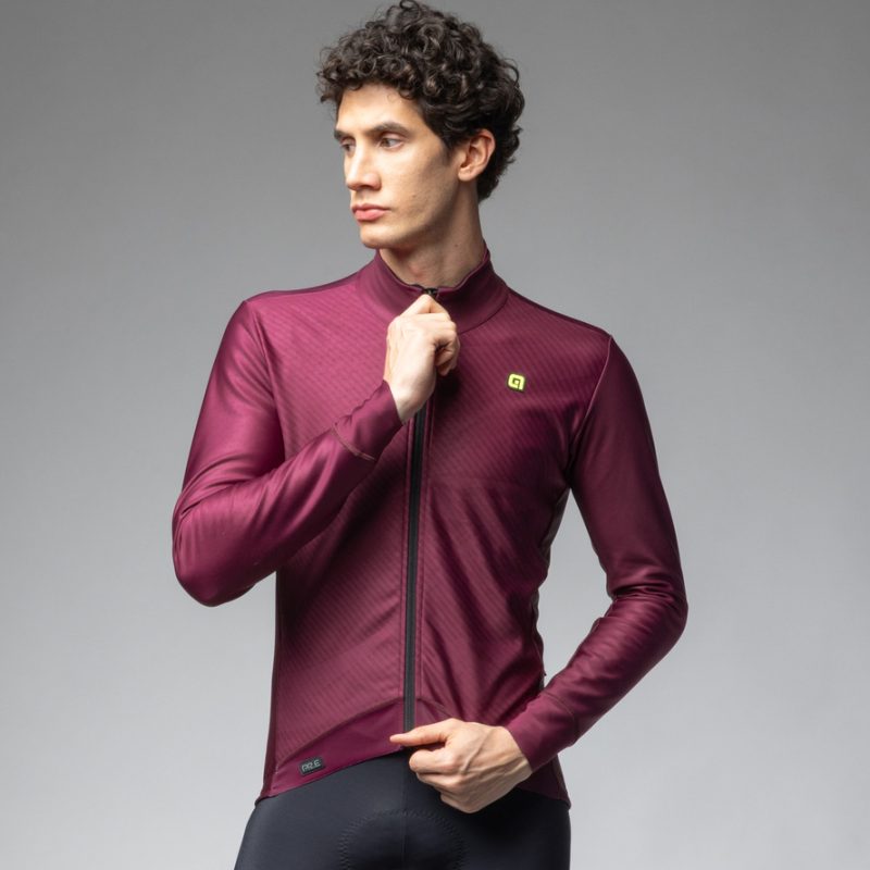 Téli kerékpáros kabát ALÉ férfi PR-E METAL