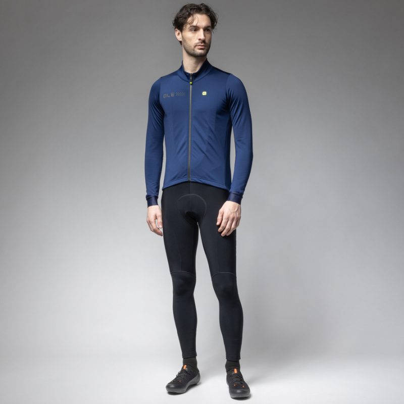 ALÉ férfi SOLID FONDO 2.0 szigetelt kerékpáros mez