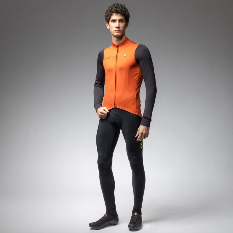 ALÉ férfi szigetelt kerékpáros mez FONDO 2.0 SOLID