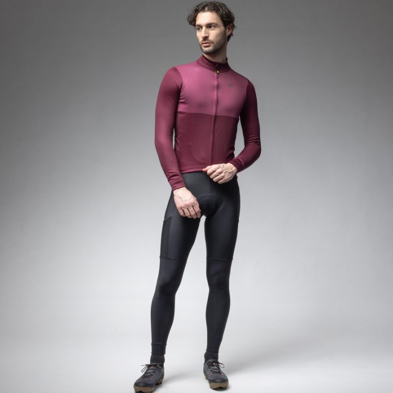 ALÉ férfi hőszigetelt kerékpáros mez OFF ROAD - GRAVEL DUAL