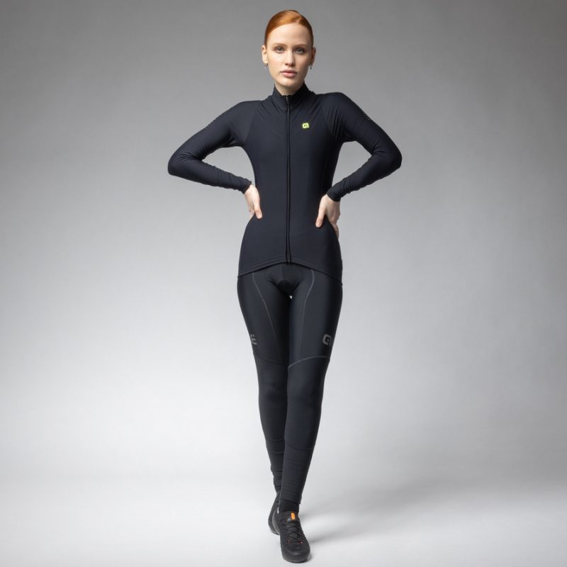 ALÉ női R-EV1 WARM RACE szigetelt kerékpáros mez