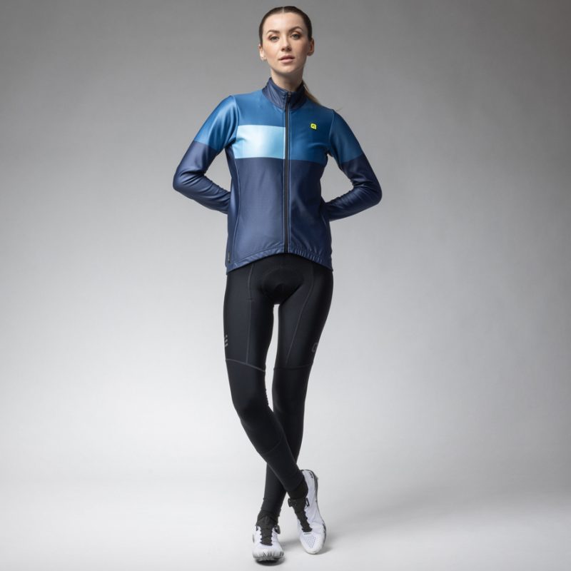 Téli kerékpáros kabát ALÉ női PR-E GEOMETRIC