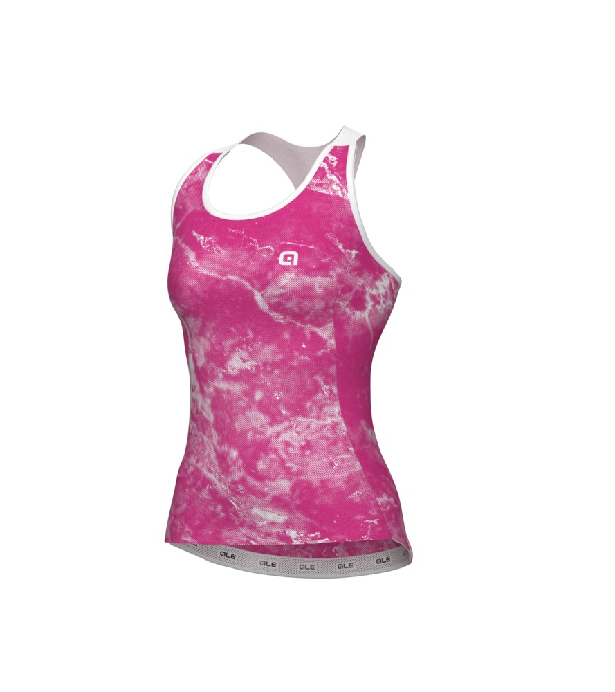 Nyári kerékpáros mez ALÉ női MARBLE PRAGMA