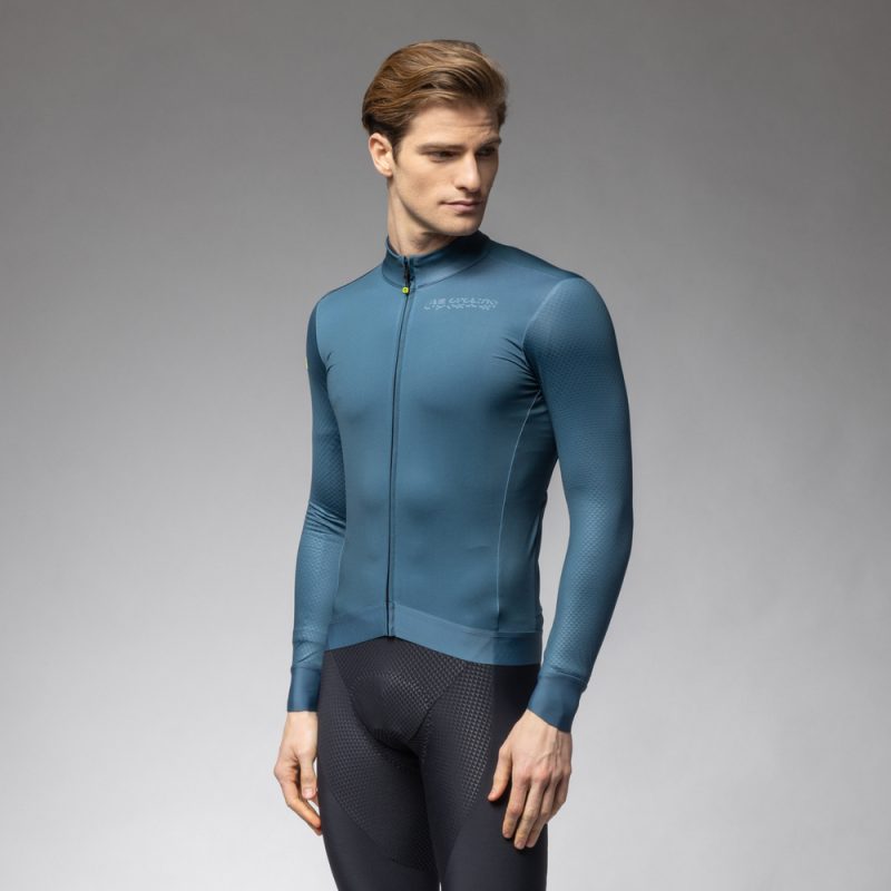 ALÉ férfi bélelt kerékpáros mez PR-E FOLLOW ME 2.0