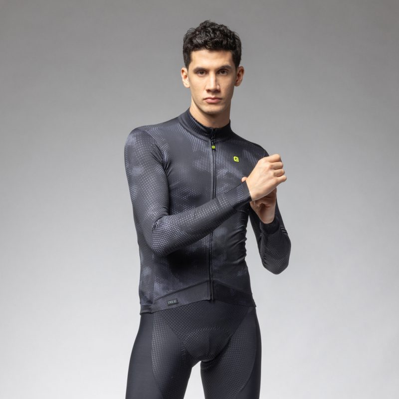 ALÉ férfi szigetelt kerékpáros mez PR-E SPRAY