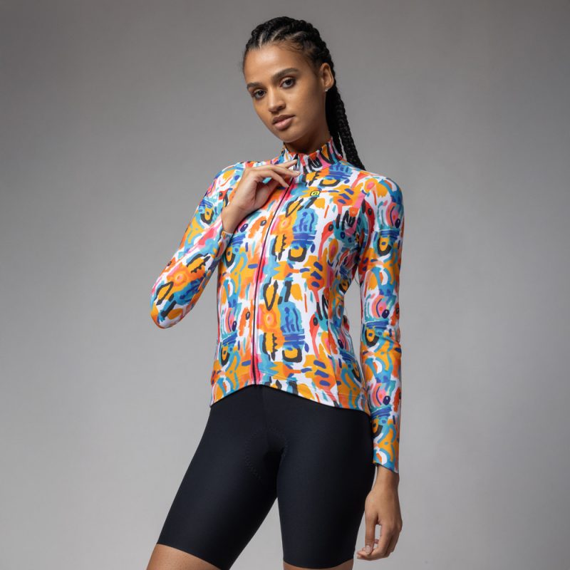 ALÉ női szigetelt kerékpáros mez SPECIAL EDITION TRIBAL