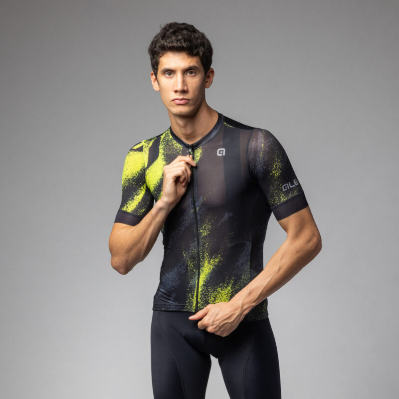 ALÉ férfi nyári kerékpáros mez TRACE PRAGMA