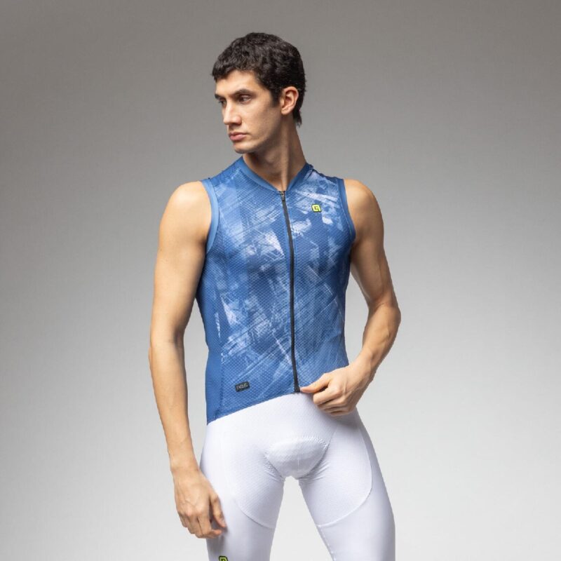 ALÉ férfi nyári kerékpáros mez MIRROR PR-E